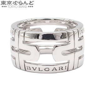 101739587 ブルガリ BVLGARI オープン パレンテシ リング ホワイトゴールド K18WG 12.5号相当 ＃53 指輪 ユニセックス 仕上済