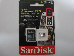 Sandisk microSD Extreme 1TB 変換アダプタセット 未使用 未開封 送料無料