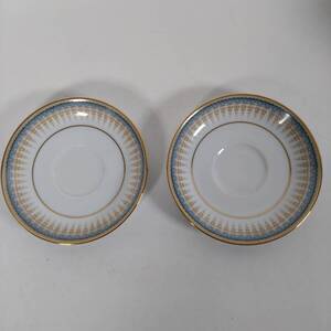 K) Noritake ノリタケ Contemporary FINE CHINA コンテンポラリー ソーサー プレート 直径12㎝ 食器 お皿 ソーサーのみ2枚 K2003