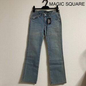 新品 難あり 6195円 MAGIC SQUARE デニムパンツ S タグ付き 未使用 ジーンズ 