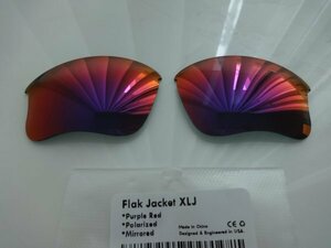 処分価格！★ フラックジャケット XLJ用 カスタム偏光レンズ MIDNIGHT SUN（PURPLE RED） COLOR Polarized 新品 Flak Jacket XLJ　