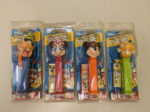 新品未開封 PEZ ペッツ ディズニー ミッキー ミニー グーフィー プルート 20年前 