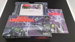 スーパーリニアボール LINEARBALL【動作確認済み】スーパーファミコン SFC204 箱付き【同梱可能】ソフト 希少 レア カセット ゲーム 貴重 