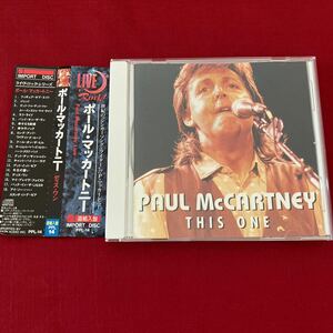 WY1【帯付】PAUL McCARTNEY / THIS ONE / CD ポール・マッカートニー / ディス・ワン / ロック ROCK 