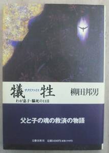 単行◆犠牲(サクリファイス)わが息子・脳死の11日◆柳田邦男◆Ｈ７/１０/１５◆百年の孤独◆溢れる涙◆ぼく自身のための広告