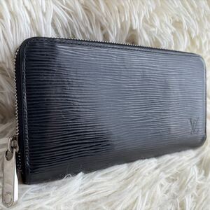  【激レア 美品】LOUIS VUITTON ルイヴィトン エピ 長財布 ロングウォレット ジッピーウォレット レザー ノワール 黒 ラウンドファスナー