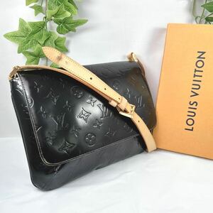 1円 LOUIS VUITTON ルイヴィトン ヴェルニ ハンドバッグ トンプソン ショルダーバッグ シリアルナンバー CA0040 ブラック×ブルー系