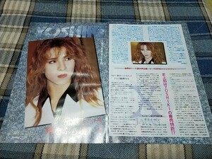 ロッキンf☆記事☆切り抜き☆YOSHIKI(X JAPAN)『12月30＆31日 東京ドーム2デイズライヴ発表』インタビュー、他▽6PM：117