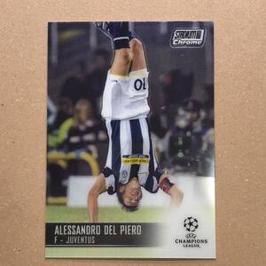 Topps 2020-2021 STADIUM CLUB chrome UEFA CHAMPIONS LEAGUE ALESSANDRO DEL PIERO アレッサンドロ・デル・ピエロ JUVENTUS #10