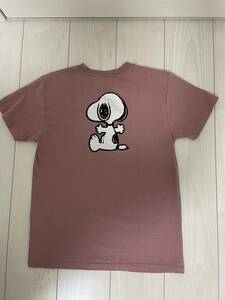 送料込 スヌーピーTシャツ Sサイズ outdoor products アウトドアプロダクツ PEANUTS SNOOPY ピンク