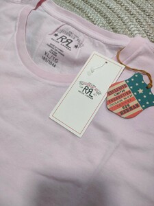 新品 定価10780 Ron Herman RRL 別注 ロンハーマン 半袖 Tシャツ XL ウォッシュ ピンク ロンハーマン メンズ ラルフローレン