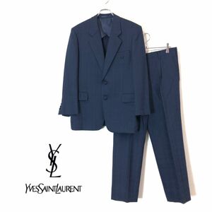 1O2860-F-N◆old◆YVES SAINT LAURENT イヴサンローラン セットアップ スーツ シングル テーラードジャケット スラックス vintage◆古着