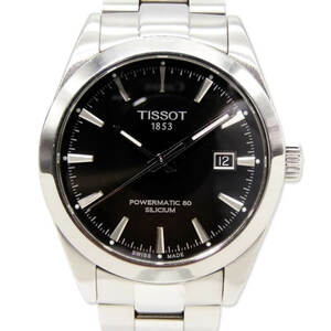 TISSOT ティソ ジェントルマン パワーマティック80 T127.407.11.051.00 自動巻き T127407A シリシウム SS アナログ ブラック 黒 28008407