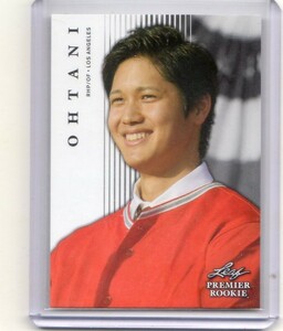 ●大谷翔平　カード　Vol.311　2018LEAF PREMIER ROOKIE #PR-02　ルーキー　入団記者会見　ロサンゼルス・エンゼルス