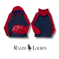 【雷市場（ポンジャン）商品韓国直送】 ポロ Ralph Lauren(ラルフローレン) バイカラー フード付きTシャツ s04857