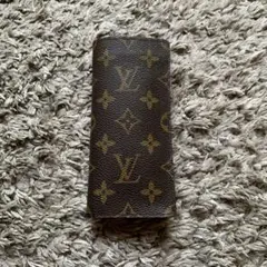 Louis Vuitton モノグラム メガネケース レザー ブラウン