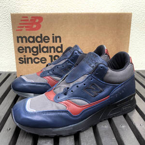 UK製 NEW BALANCE MH1500NG NAVY×GRAY “RAINER” US8D 26cm 限定M1500ミッドカットモデル 新品 レザー イギリス英国製 ネイビー×グレー