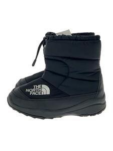 THE NORTH FACE◆キッズ靴/Nuptse Bootie VII/22cm/ブーツ/BLK/NFJ52288