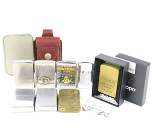 ★1円スタート★ZIPPO ジッポ 8点 オイルライター セット タバコ 煙草 喫煙具 ライター マルチカラー