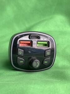 FMトランスミッター　Bluetooth　音楽再生　内装　充電器　シガーソケット　ハンズフリー