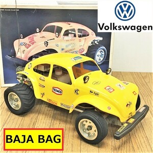 tomo/フォルクスワーゲン/バハ・バグ/ラジコンカー/ミニカー/エンジン/レトロ/箱付き/組立済み/sand master/volkswagen/baja bug/ジャンク