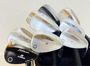 中古 タイトリスト ウェッジ まとめ売り セット 9本 Titleist ヴォーケイ VOKEY 右利き 56° 58° 60°など