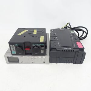 tyom6732-2 401 現状品 3点セット Cyber Power 無停電電源装置 CP500SL/メルテック ACTIVE POWER SG-1000/SHARP 1-BIT SD-AT50