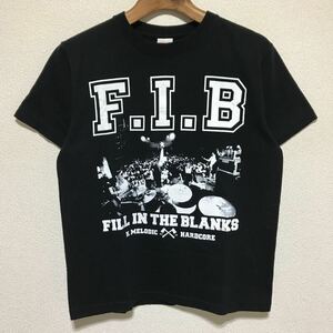 [即決古着]F.I.B/エフアイビー/FILL IN THE BLANKS/フォトTシャツ/バンドT/ブラック/Sサイズ