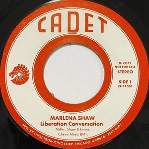 Marlena Shaw Woman of the ghetto Liberation conversation 7inch 7インチ 45 Spice Of Life ネタ マリーナ ショウ Carifornia Soul