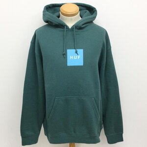 ハフ SET BOX P/O HOODIE セットボックス プルオーバーパーカー 裏起毛 タグ付 パーカー パーカー L 緑 / グリーン