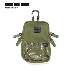 ●24 KIDONA PASS POUCH カラー:OLIVE CANVAS パスケース 小物入れ チケットホルダー スノーボード スノボ スキー