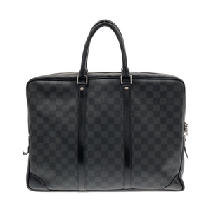 ルイヴィトン LOUIS VUITTON ビジネスバッグ N41125 ポルト ドキュマン・ヴォワヤージュ ダミエ・グラフィット キャンバス BA1182 バッグ