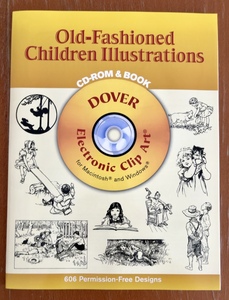 絶版レア ヴィクトリアン 可愛いこどものイラスト素材集 CD-ROM DOVER Old-Fashioned Children illustrations