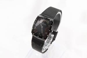 【W174-82】動作品 電池交換済 SKAGEN スカーゲン シェル文字盤 腕時計 396XSBB レディース【送料全国一律185円】