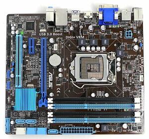 【中古】ASUS製 MicroATXマザーボード B75M-PLUS [管理:1050007570]