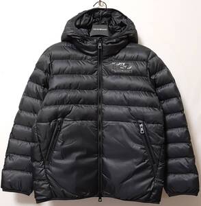 [新品・値下げ] 6A(6歳) EA7 / ARMANI JUNIOR　ロゴバッジ付きの【中綿ジャケット】◆2022-23年秋冬モデル　男の子用 120cm　◆色：黒