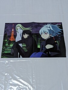 《当時物》DARKER THAN BLACK　黒の契約者　雑誌付録ポスター　ポスター　ダーカーザンブラック　雑誌名不明　銀　イン　黒の契約者