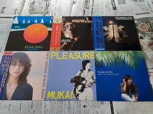 和ジャズフュージョンLP47枚まとめて！見本盤有渡辺貞夫笠井紀美子向井滋春渡辺香津美スクエア日野皓正FUSIONレコード