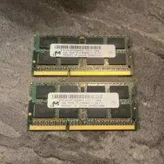 micron DDR3 8500S 2GBx2枚=4GB