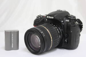 【返品保証】 ニコン Nikon D300 TAMRON AF ASPHERICAL XR DiII 18-200mm F3.5-6.3 バッテリー付き デジタル一眼 v5769