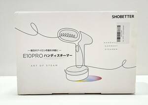 蘇さ(HaY442) SHOBETTER E10PRO ハンディスチーマー　AC100V 60Hz 約250ml　通電確認済　中古品　80サイズ