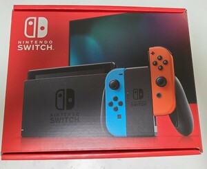 Nintendo Switch ネオンレッド ネオンブルー ニンテンドースイッチ 任天堂 新型 ほぼ新品