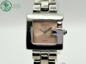 2406600587　◇ GUCCI グッチ Gスクエア 3600L オレンジ系文字盤 シルバー 2針 レディース クォーツ QUARTZ QZ 腕時計 中古