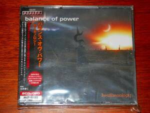 廃盤 BALANCE OF POWER 『 HEATHENOLOGY 』国内盤帯付 2CD+DVD