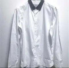 Kolor カラー　ニット襟　White SHIRT