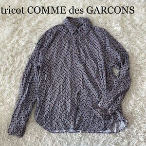 tricot COMME des GARCONS トリココムデギャルソン 長袖シャツ ドット柄 Mサイズ