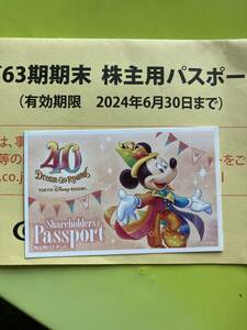 ☆東京ディズニーリゾートチケット☆1枚☆2024年6/30迄