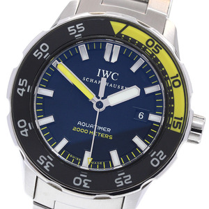 IWC IWC SCHAFFHAUSEN IW356808 アクアタイマー オートマティック 2000 自動巻き メンズ 美品 _840385