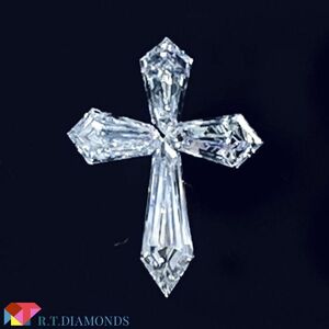 CROSS 十字架形ダイヤモンドセット 0.603ct 4PC/RT1453/CGL