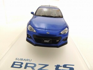 【美品/難あり/1円～】ENIF 1/43 KID BOX RESIN MODEL COLLECTION ENIF0015 スバル SUBARU BRZ tS GT PACKAGE WR ブルー マイカ/60サイズ